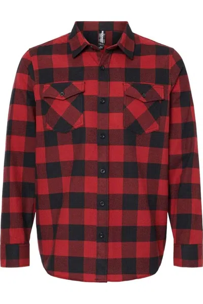 Independent Trading Co. Flannel Shirt In Multi