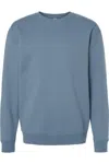 Independent Trading Co. Heavyweight Crewneck Sweatshirt In Blue