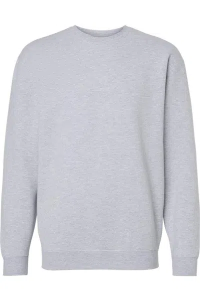 Independent Trading Co. Heavyweight Crewneck Sweatshirt In Grey