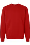 Independent Trading Co. Heavyweight Crewneck Sweatshirt In Red