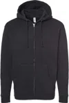 Independent Trading Co. Heavyweight Full-zip Hooded Sweatshirt In Black
