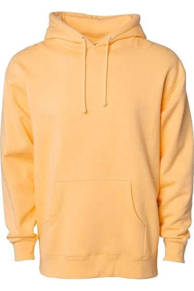 Independent Trading Co. Heavyweight Hooded Sweatshirt In Orange