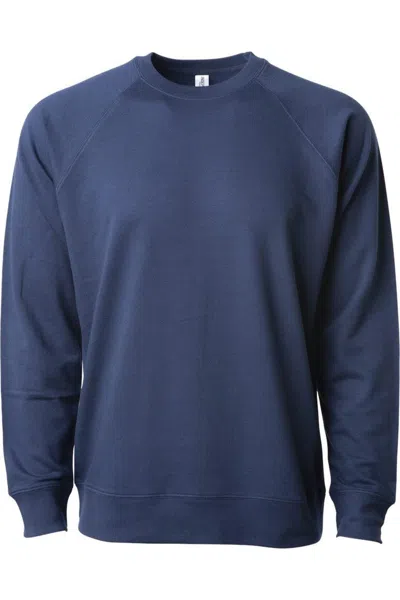 Independent Trading Co. Icon Lightweight Loopback Terry Crewneck Sweatshirt In Multi