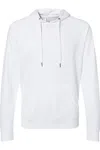 Independent Trading Co. Icon Lightweight Loopback Terry Hooded Sweatshirt In White