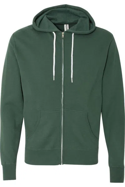 Independent Trading Co. Lightweight Full-zip Hooded Sweatshirt In Multi