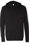 Independent Trading Co. Lightweight Hooded Pullover T-shirt In Black