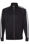 Independent Trading Co. Lightweight Poly-tech Full-zip Track Jacket In Black
