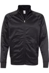 Independent Trading Co. Lightweight Poly-tech Full-zip Track Jacket In Multi