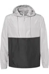 Independent Trading Co. Lightweight Quarter-zip Windbreaker Pullover Jacket In Multi