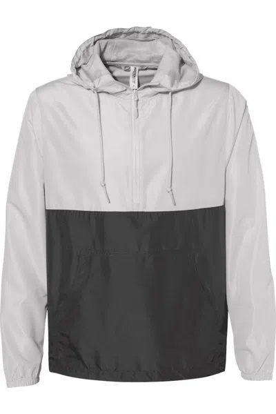 Independent Trading Co. Lightweight Quarter-zip Windbreaker Pullover Jacket In Multi