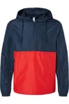 Independent Trading Co. Lightweight Quarter-zip Windbreaker Pullover Jacket In Multi