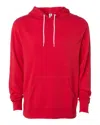 Independent Trading Co. Men's Lightweight Hooded Sweatshirt In Red