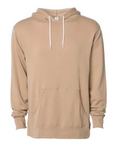 Independent Trading Co. Men's Lightweight Hooded Sweatshirt In Silver