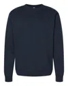 Independent Trading Co. Men's Midweight Crewneck Sweatshirt In Blue