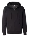 Independent Trading Co. Men's Midweight Full-zip Hooded Sweatshirt