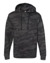 Independent Trading Co. Men's Midweight Hooded Sweatshirt In Black