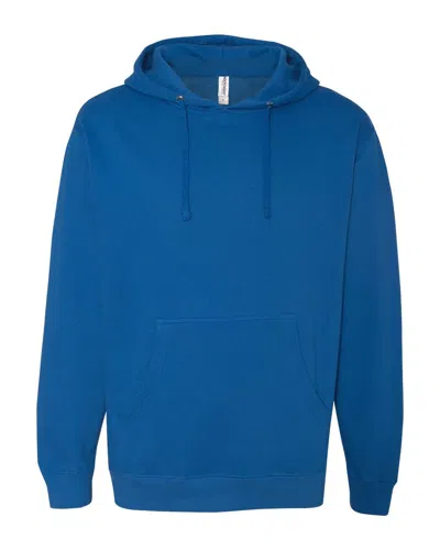 Independent Trading Co. Men's Midweight Hooded Sweatshirt In Blue