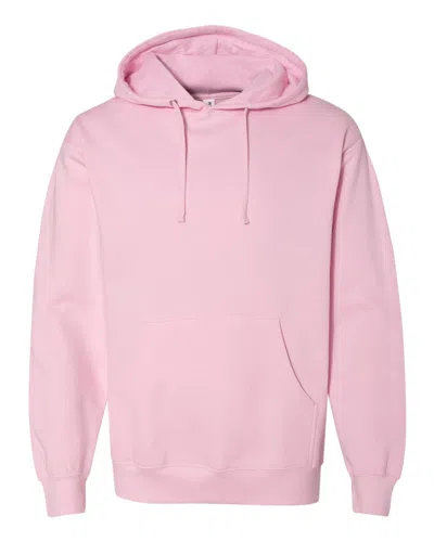 Independent Trading Co. Men's Midweight Hooded Sweatshirt In Pink