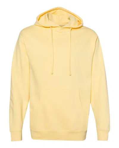 Independent Trading Co. Men's Midweight Hooded Sweatshirt In Yellow