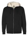 Independent Trading Co. Men's Sherpa-lined Full-zip Hooded Sweatshirt In Multi