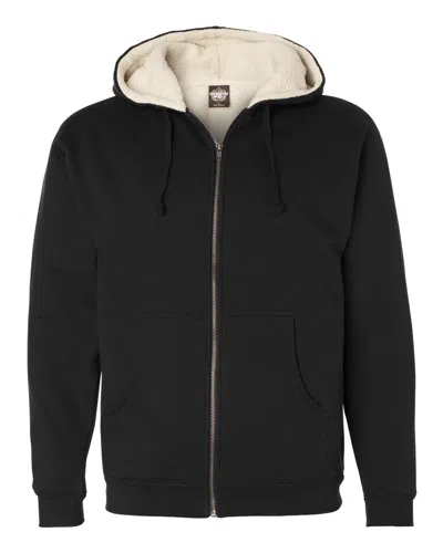 Independent Trading Co. Men's Sherpa-lined Full-zip Hooded Sweatshirt In Multi