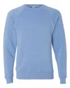 Independent Trading Co. Men's Special Blend Crewneck Raglan Sweatshirt In Blue