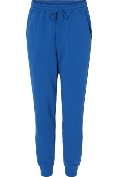 Independent Trading Co. Midweight Fleece Pants In Blue
