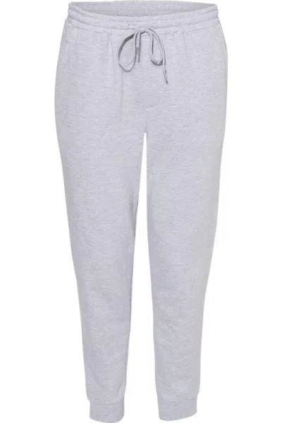 Independent Trading Co. Midweight Fleece Pants In Grey