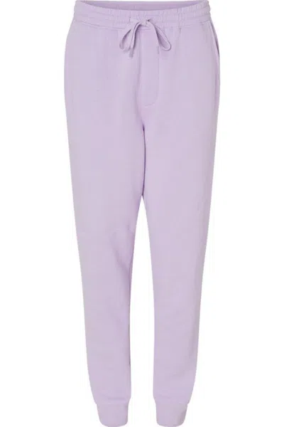 Independent Trading Co. Midweight Fleece Pants In Purple