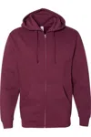 Independent Trading Co. Midweight Full-zip Hooded Sweatshirt In Multi