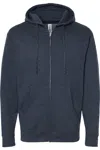 Independent Trading Co. Midweight Full-zip Hooded Sweatshirt In Multi