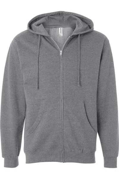 Independent Trading Co. Midweight Full-zip Hooded Sweatshirt In Multi