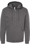 Independent Trading Co. Midweight Full-zip Hooded Sweatshirt In Pink