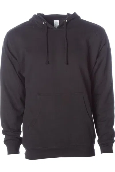 Independent Trading Co. Midweight Hooded Sweatshirt In Black