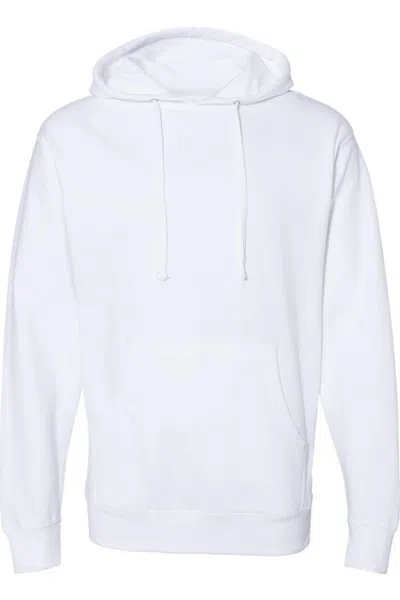 Independent Trading Co. Midweight Hooded Sweatshirt In White