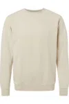 Independent Trading Co. Midweight Pigment-dyed Crewneck Sweatshirt In Beige