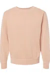 Independent Trading Co. Midweight Pigment-dyed Crewneck Sweatshirt In Beige