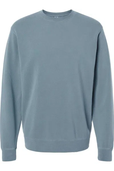 Independent Trading Co. Midweight Pigment-dyed Crewneck Sweatshirt In Grey