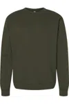 Independent Trading Co. Midweight Sweatshirt In Green