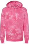 Independent Trading Co. Midweight Tie-dyed Hooded Sweatshirt In Multi