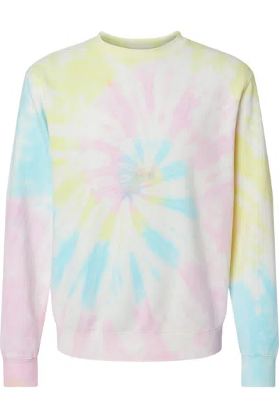 Independent Trading Co. Midweight Tie-dyed Sweatshirt In Multi