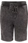Independent Trading Co. Mineral Wash Fleece Shorts In Black