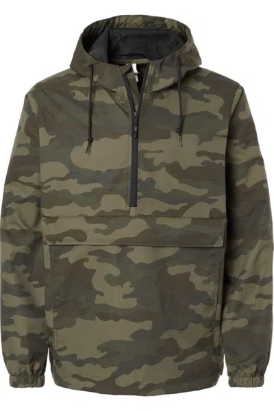 Independent Trading Co. Nylon Anorak In Multi