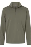 Independent Trading Co. Perform Quarter-zip Pullover In Silver