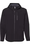 Independent Trading Co. Poly-tech Soft Shell Jacket In Black