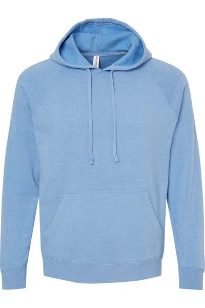 Independent Trading Co. Special Blend Raglan Hooded Sweatshirt In Blue