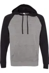 Independent Trading Co. Special Blend Raglan Hooded Sweatshirt In Multi