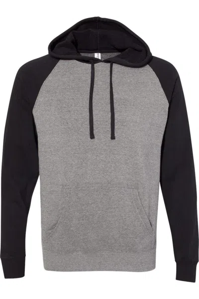 Independent Trading Co. Special Blend Raglan Hooded Sweatshirt In Multi