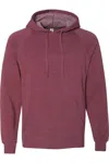 Independent Trading Co. Special Blend Raglan Hooded Sweatshirt In Pink