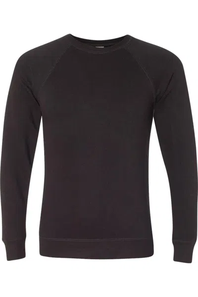 Independent Trading Co. Special Blend Raglan Sweatshirt In Black